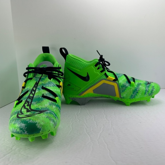 Nike Alpha Menace Pro 3 Razor Sharp Football Cleats Green FB8442-303 Men's Sz 11 - Picture 5 of 11